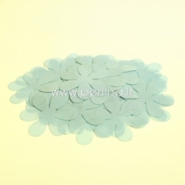 Fabric flowers, light blue, 1 pc, select size