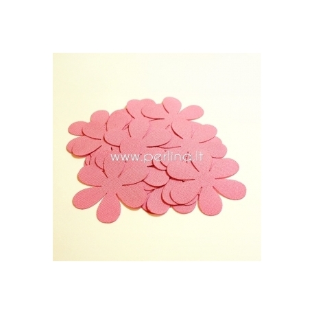 Fabric flowers, pink, 1 pc, select size