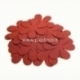 Fabric flowers, burgundy, 1 pc, select size