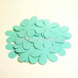 Fabric flowers, mint, 1 pc, select size