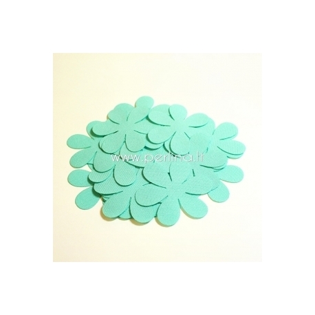 Fabric flowers, mint, 1 pc, select size