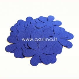 Fabric flowers, royal blue, 1 pc, select size