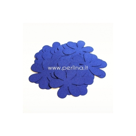 Fabric flowers, royal blue, 1 pc, select size