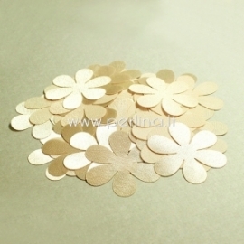 Fabric flowers, nude, 1 pc, select size