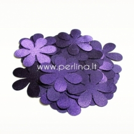 Fabric flower, violet, 1 pc, select size