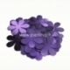 Fabric flower, violet, 1 pc, select size