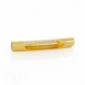 Curved spacer tube with hollow, gold plated, 31x5 mm, 1 pc