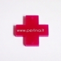 Plexiglass connector "Cross", fuchsia, 2,2x2,2 cm