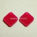 Plexiglass pendant "Rhombus", fuchsia, 1,6x1,6 cm