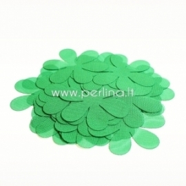 Fabric flowers, apple green, 1 pc, select size