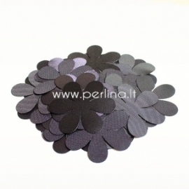 Fabric flower, eggplant, 1 pc, select size