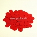 Fabric flower, red, 1 pc, select size