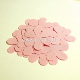 Fabric flower, light pink, 1 pc, select size