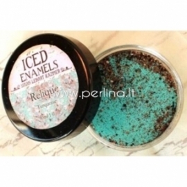 Iced enamels relique powder "Relique Turquoise", 15 ml
