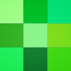 Žalios spalvos atspalviai
